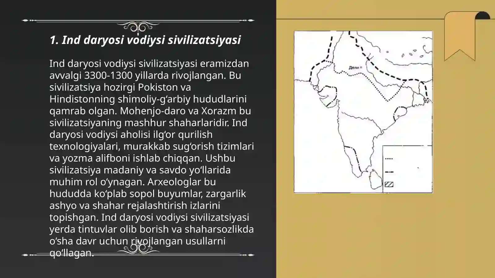 Ind daryosi vodiysi sivilizatsiyasi 3