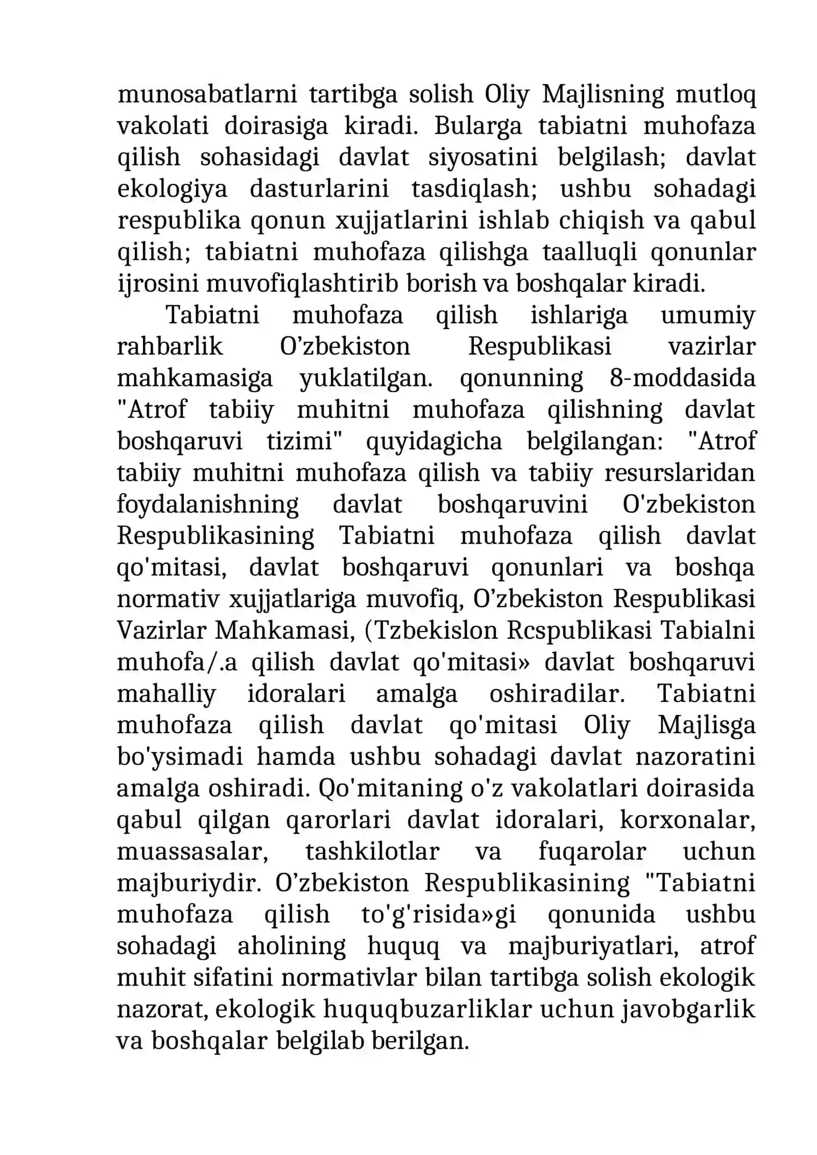 Tabiatni muhofaza qilish 3