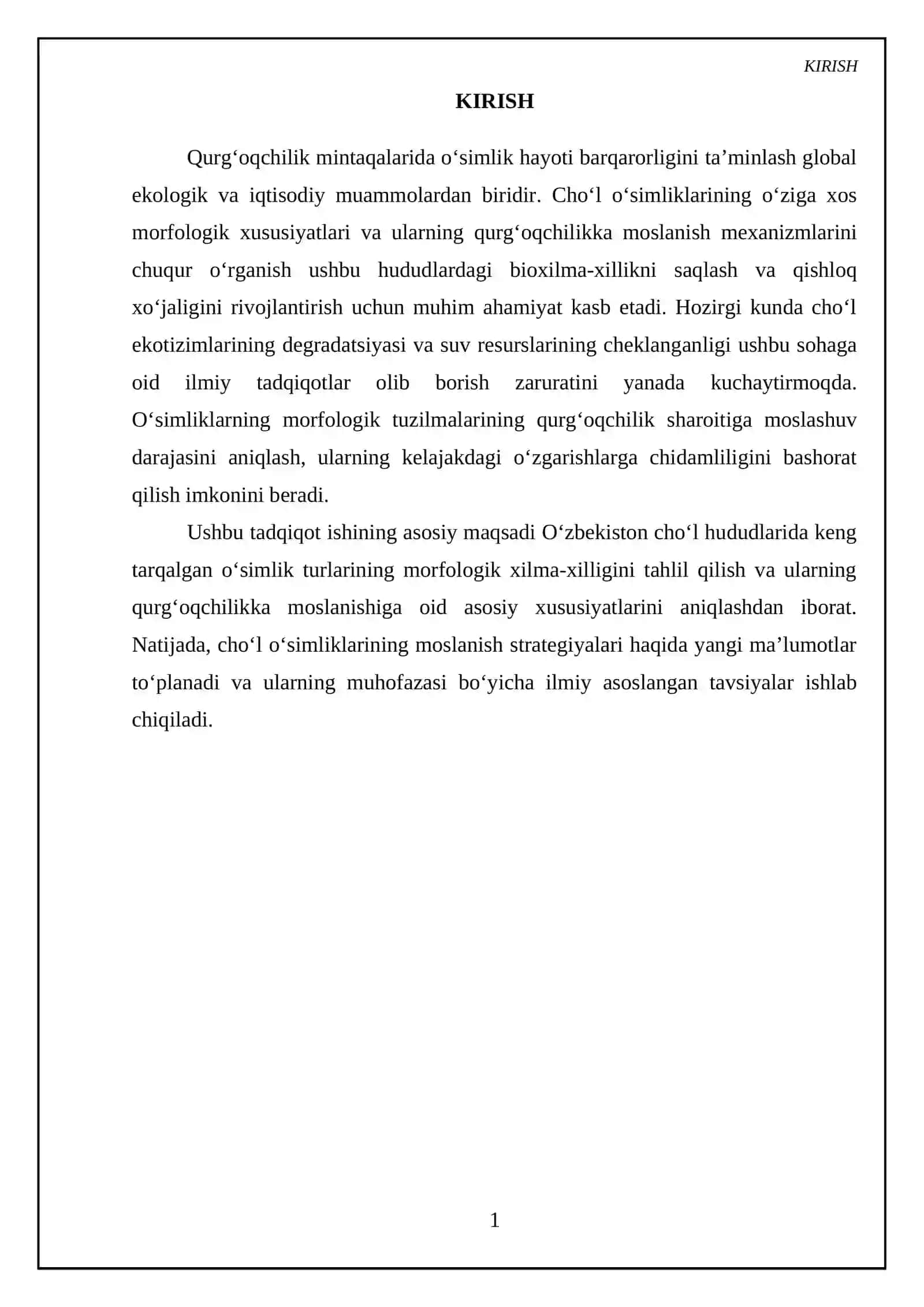 Cho’l o'simliklarining morfologik turlari va qurg'oqchilikka moslanish xususiyatlari 3