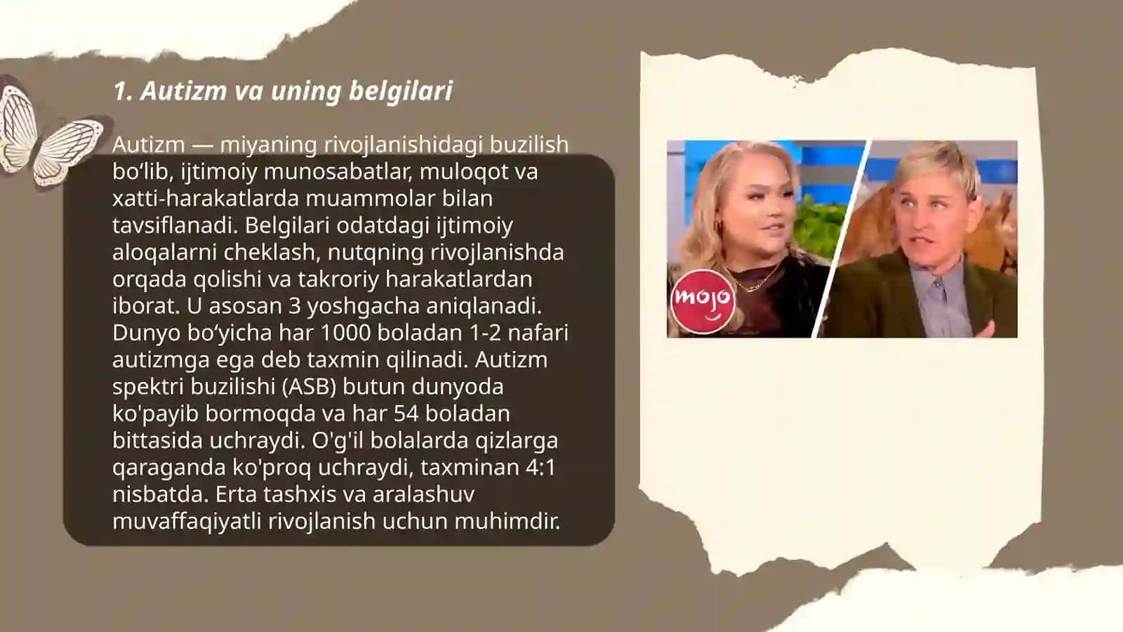 Autizmga chalingan mashhurlar 3