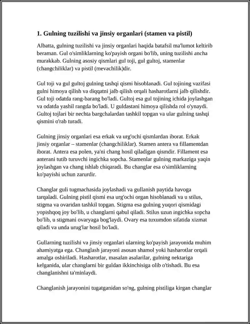 ÒSIMLIKLARNING JINSIY VA JINSSIZ KÒPAYISHI 3