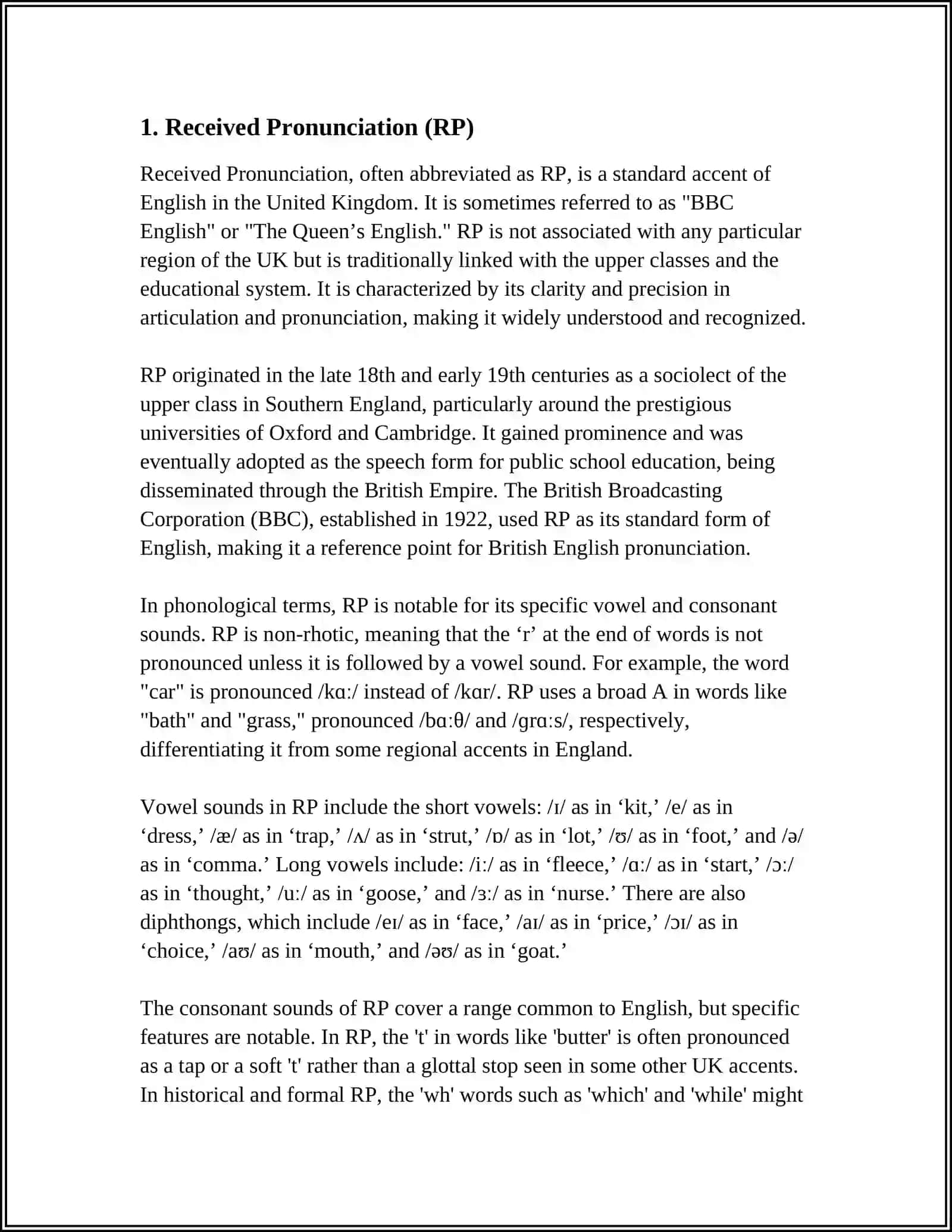 TYPES OF PRONUNCIATION 3