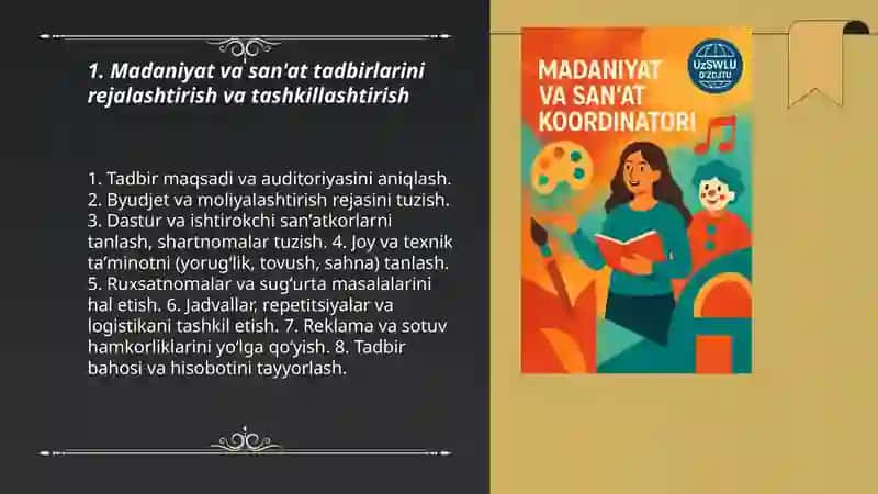 Madaniyat va san'at koordinatori 3
