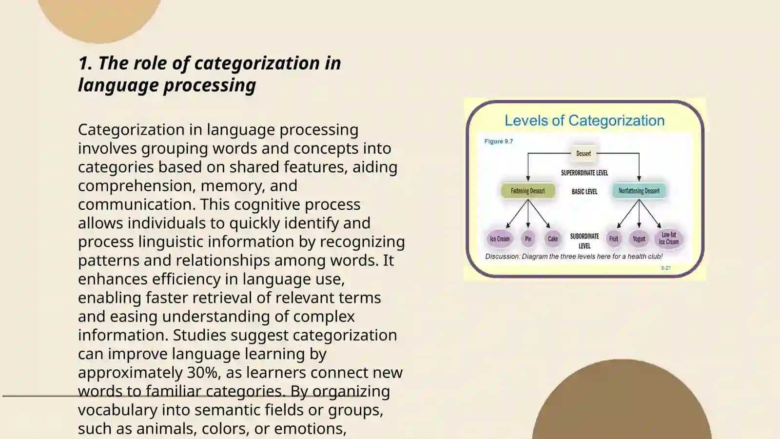 The issue of categorization in linguistics 3