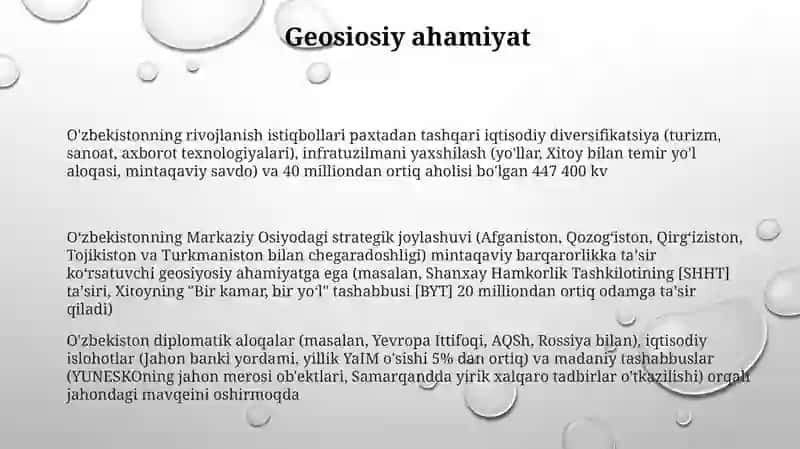 Iqtisodiy Diversifikatsiya va O'sish Potentsiali 3