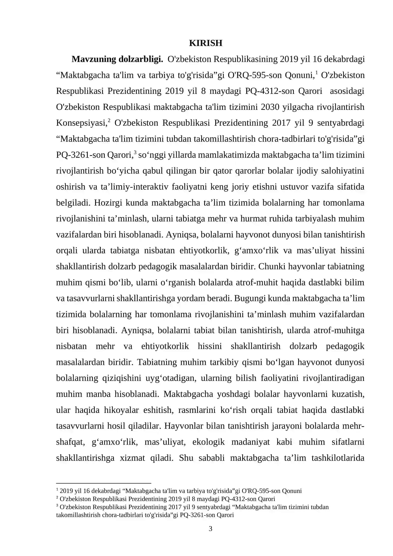 Hayvonot dunyosi bilan tanishtirish metodikasi 3