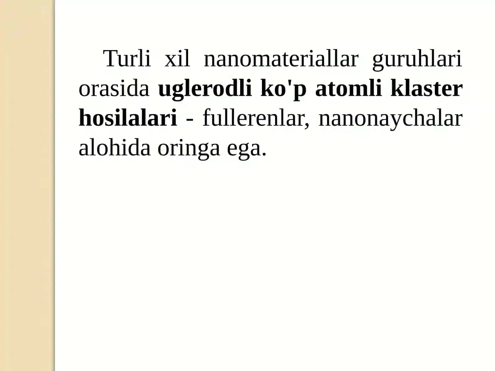 Uglerodli nanotuzilmalar olish usullari 3