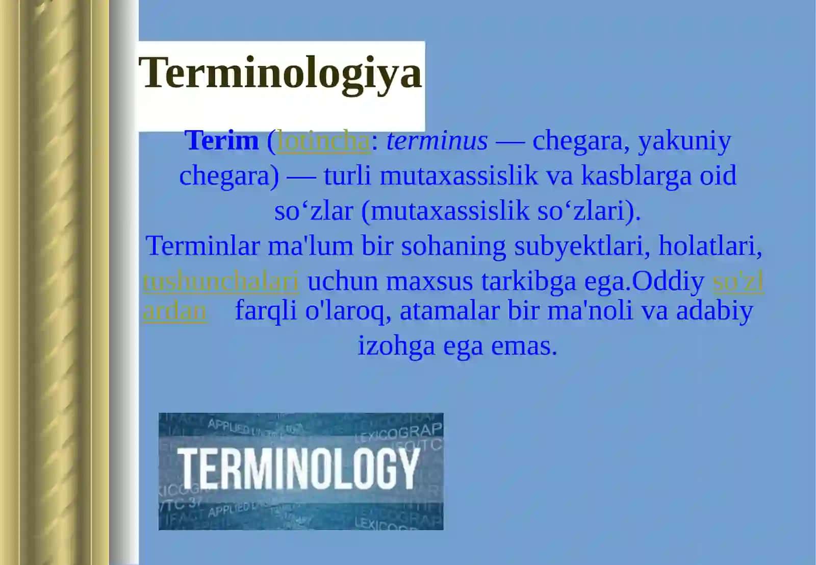 Soha texnologiyasiga oid terminlar bo'yacha nostandart testlar tuzish 3