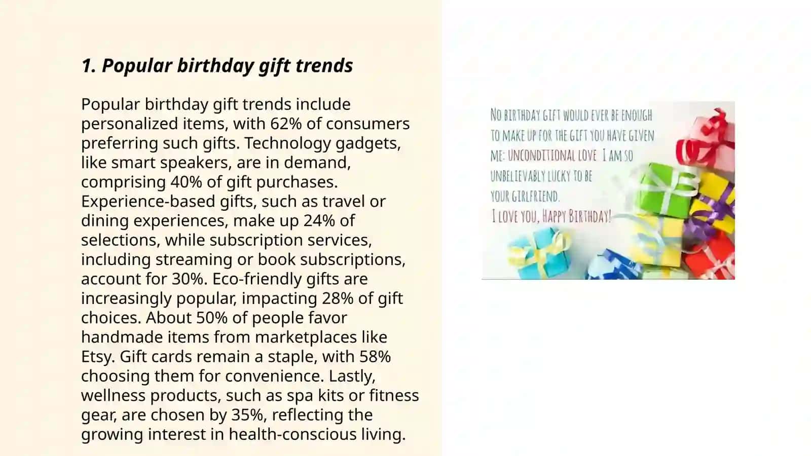 Popular birthday gift trends 3