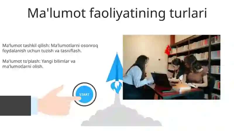 Ma'lumot faoliyatini rejalashtirish 3