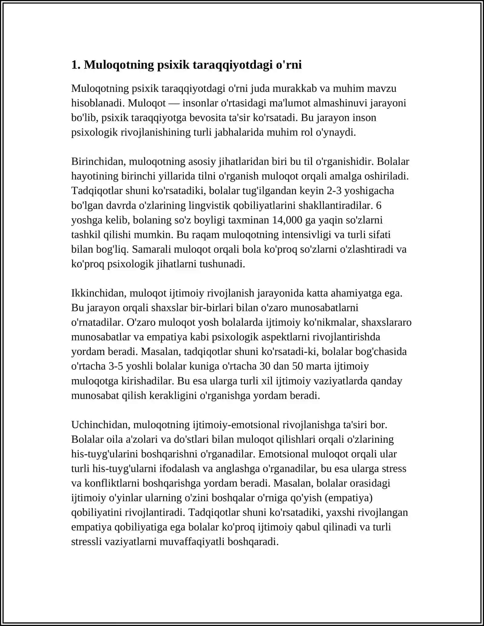 INSON PSIXIK TARAQQIYOTIDA MULOQOTNING AHAMIYATI 3