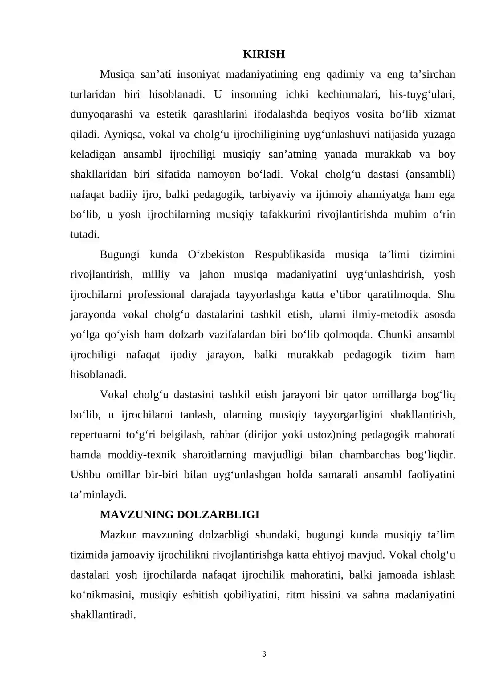VOKAL CHOLGʻU DASTASI TASHKIL ETISH SHART SHAROITLARI. 3