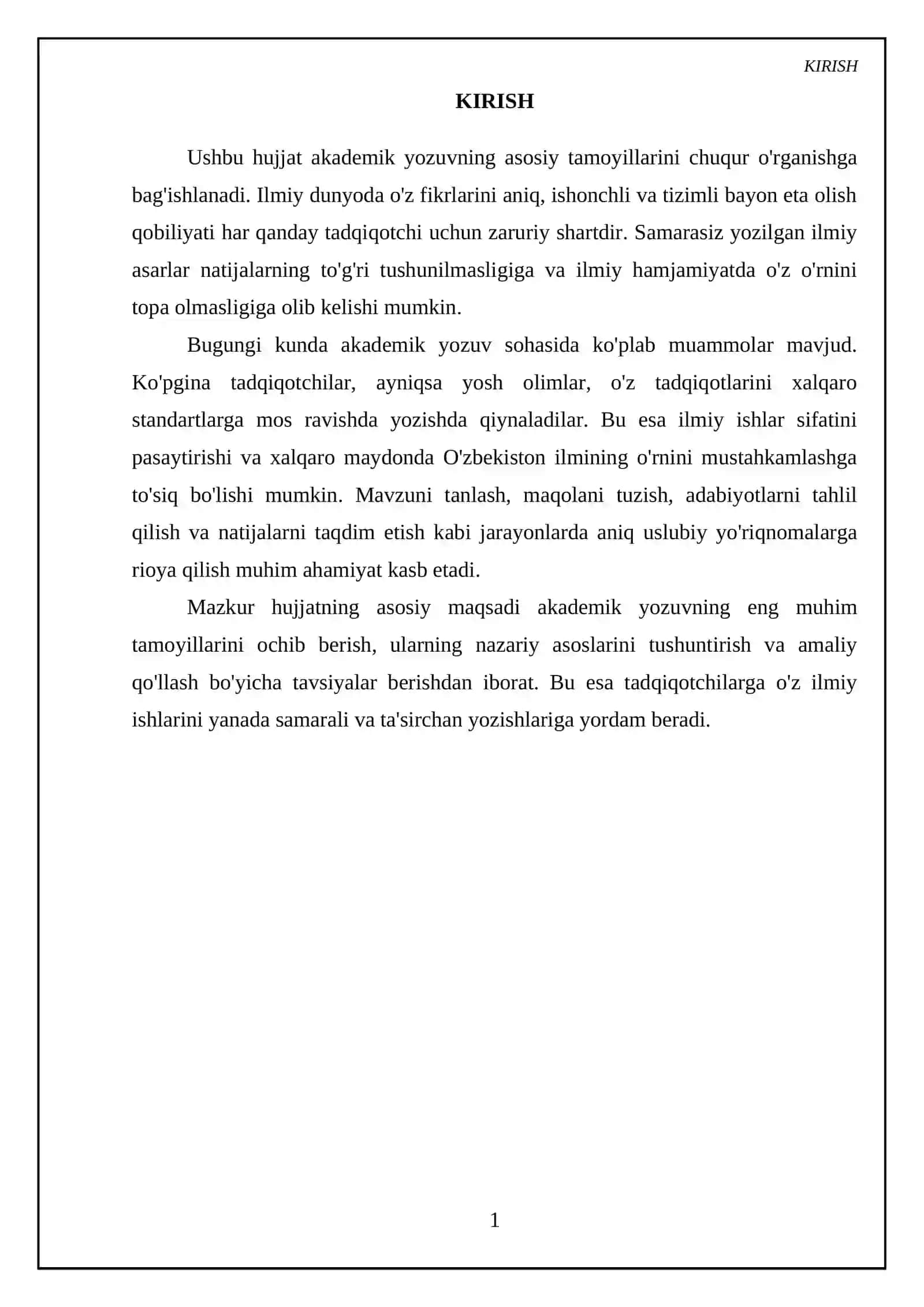 Akademik yozuvning asosiy tamoyillari 3