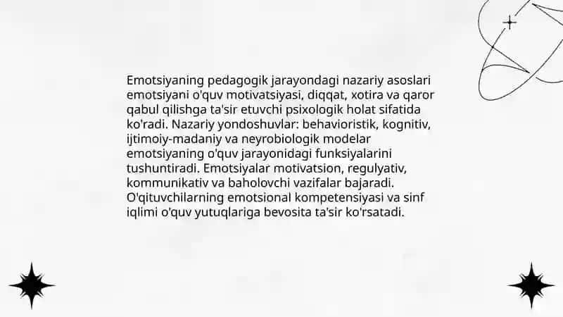 Emotsiyaning pedagogik jarayondagi roli 3
