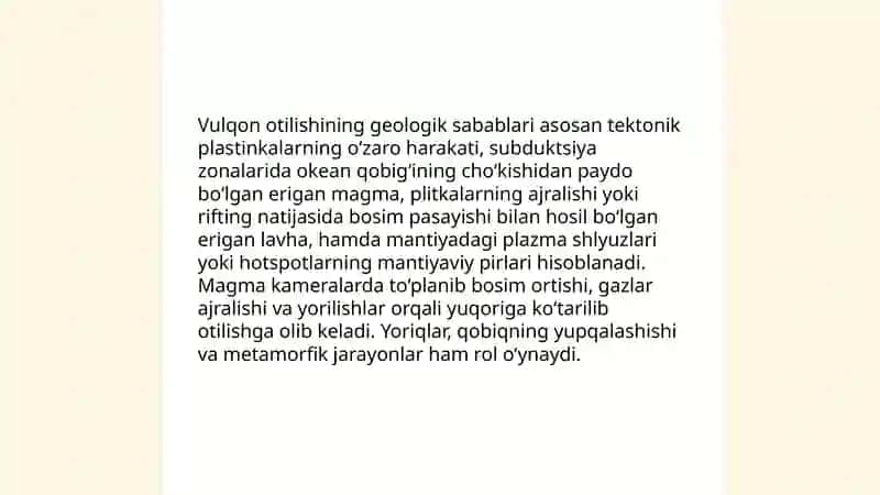 Vulqon otilishi va uning tabiiy ofatlari 3