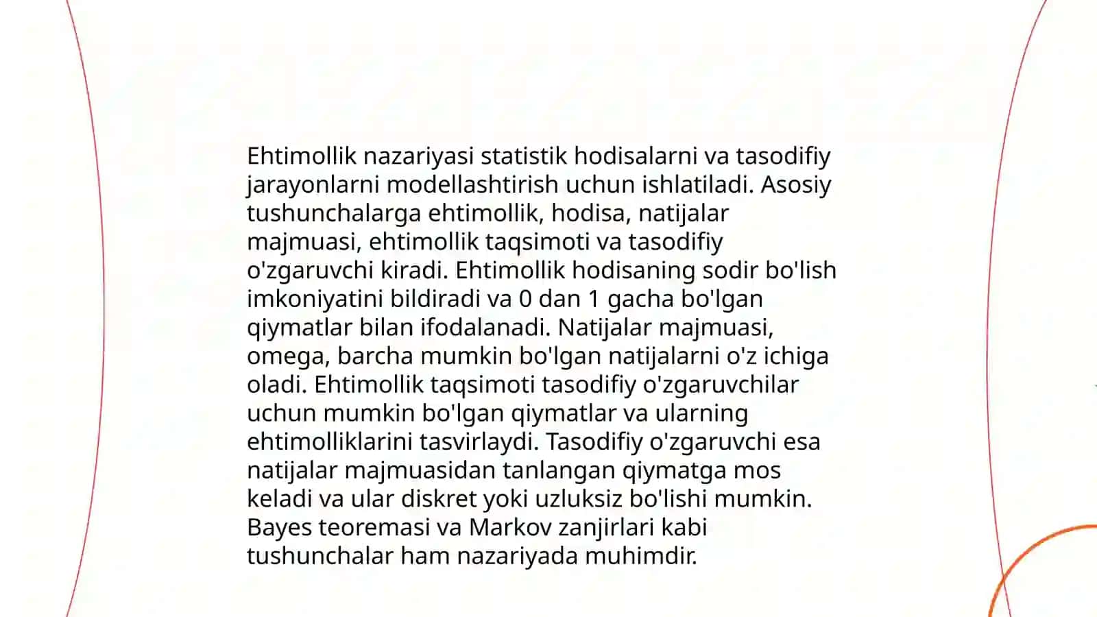 Ehtimollik nazariyasi 3
