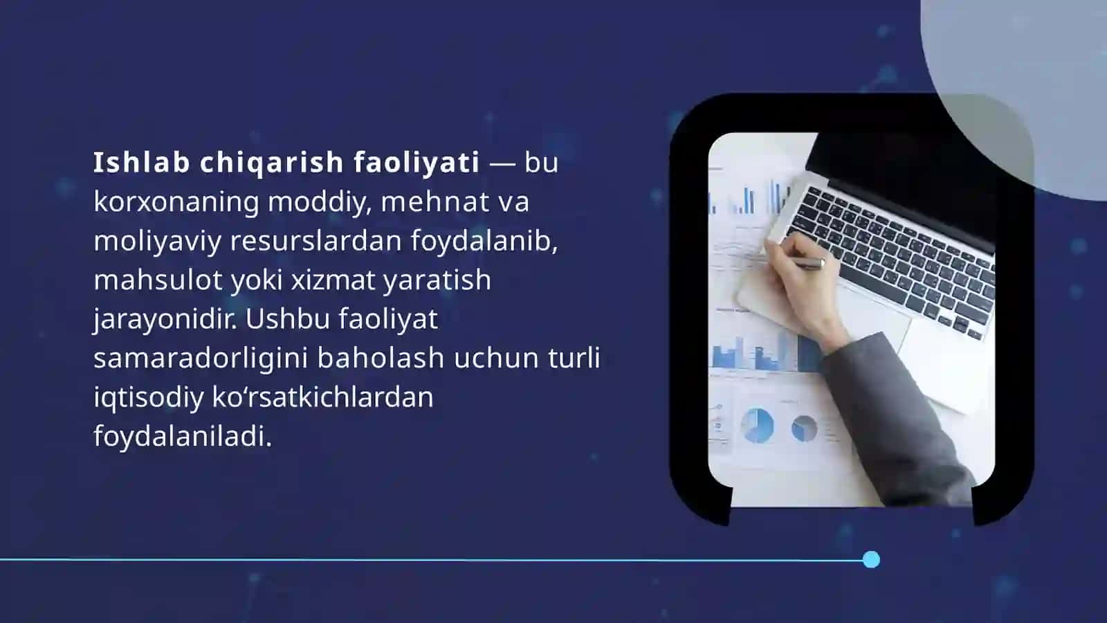 Ishlab chiqarish faoliyatining asosiy ko`rsatkichlarini tahlil qilish metodikasi asoslari 3