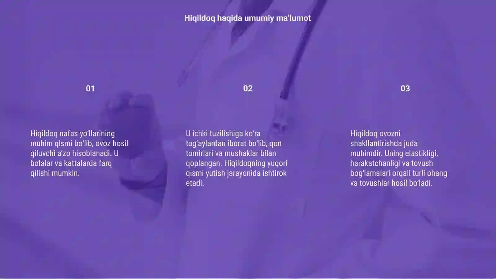 Hiqildoqning tuzilishi,xususiyatlari 3