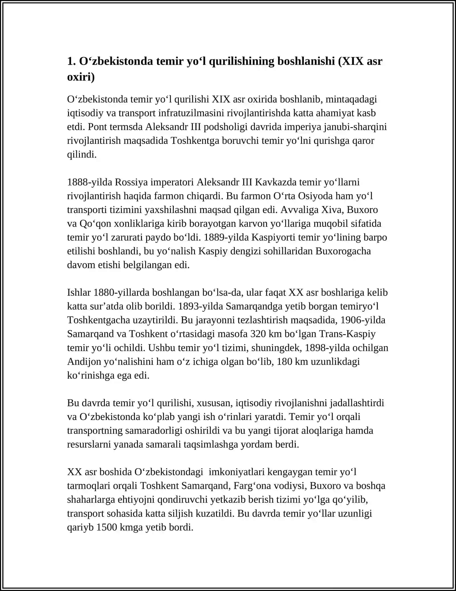 O‘ZBEKISTON RESPUBLIKASI OLIY TA’LIM FAN VA INNOVATSIYA VAZIRLIGI 3