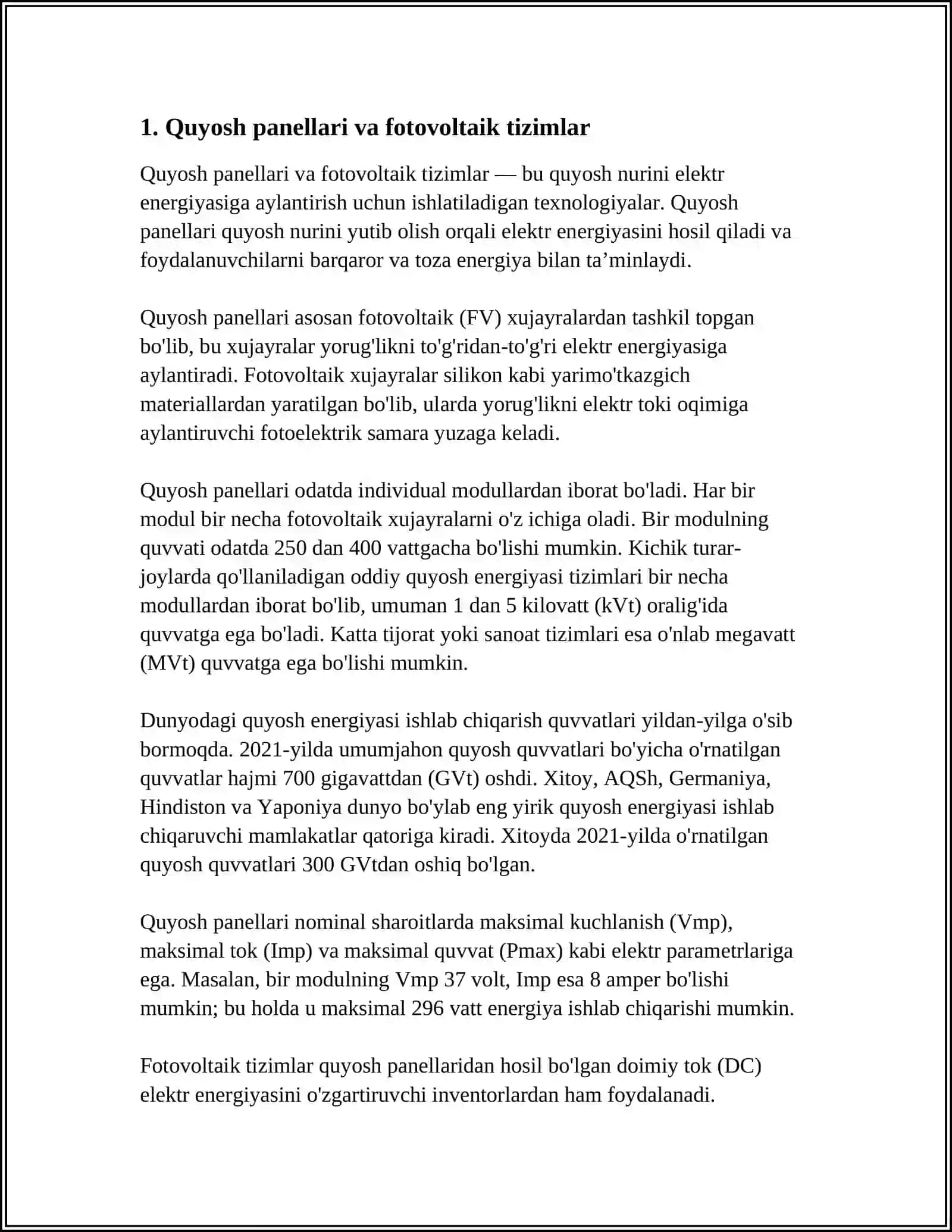 INDIVIDUAL QURILISH UCHUN ENERGIYANI TEJASH TEXNOLOGIYALARI 3