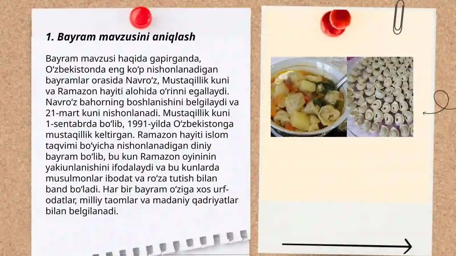 Ssennariylar tayyorlash usullari:bayram ssenariylarini tayyorlash 3