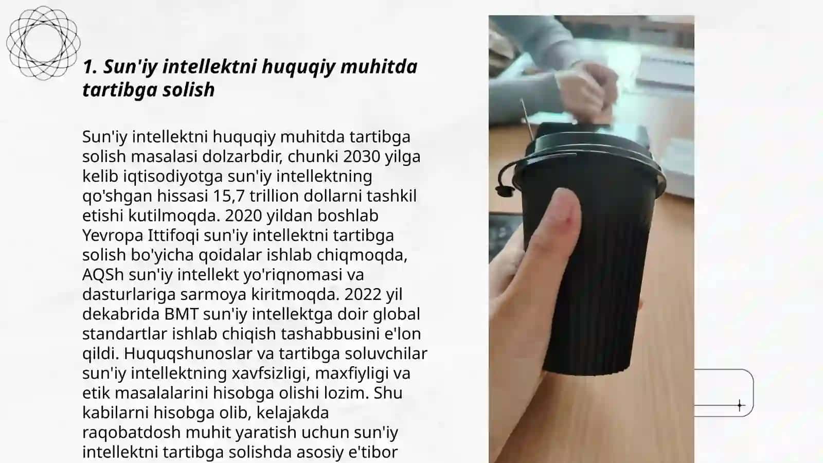 Suniy intelektni mamuriy huquqiy tartibga solish 3