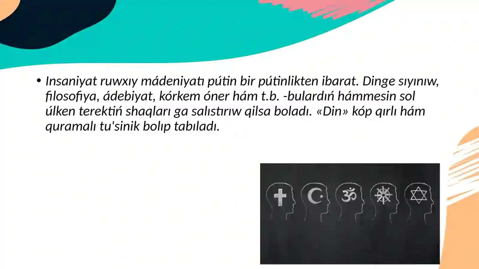 Áyyemgi dinlerdiń mánisi 3
