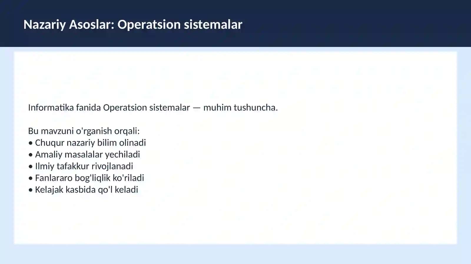 Kompyuter tarixi dars ishlanmasi 3