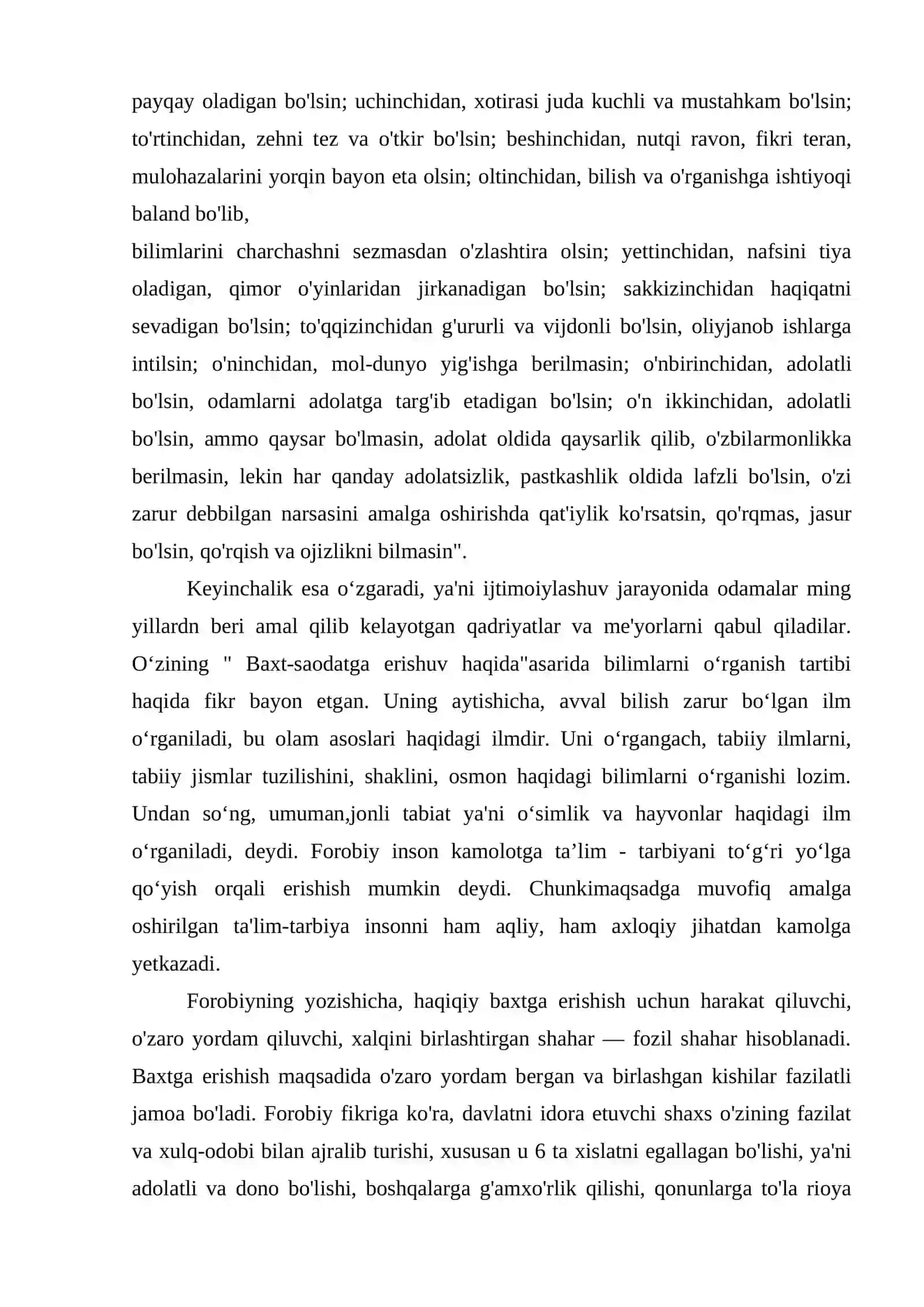 ABU NASR FAROBIY ZAMONIDA TA'LIM TARBIYAGA QARASHLARI 3