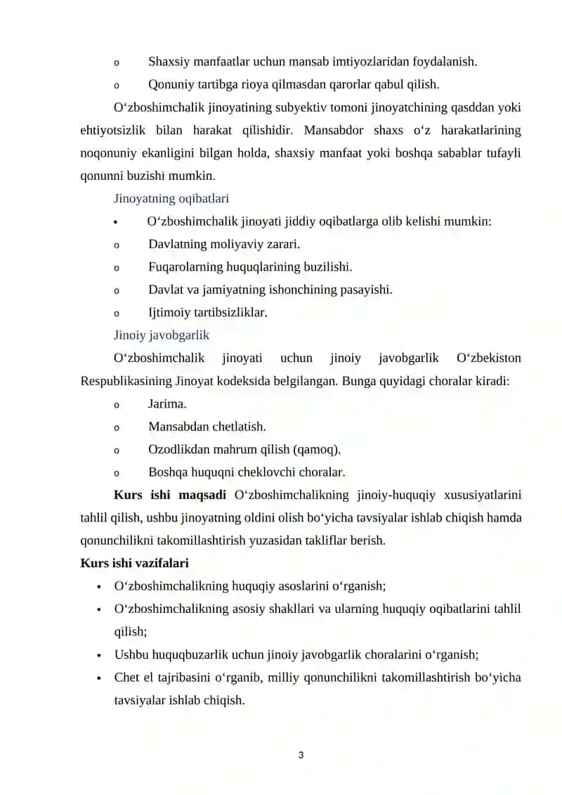 O‘ZBOSHIMCHALIKNING JINOIY-HUQUQIY XUSUSIYATLARI 3