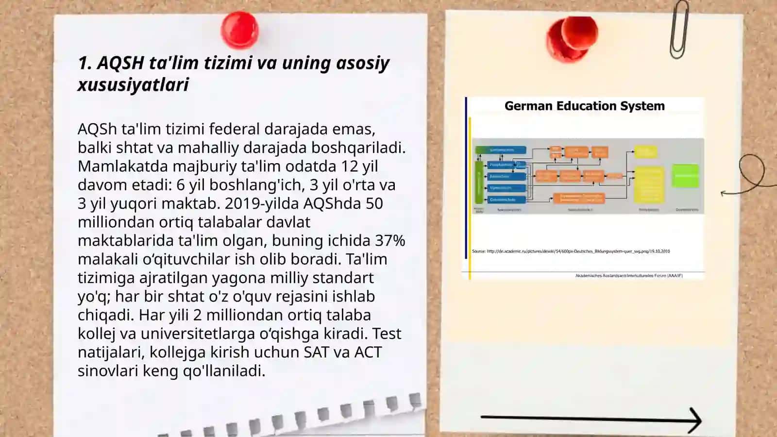 AQSH ta'lim tizimi va uning asosiy xususiyatlari 3