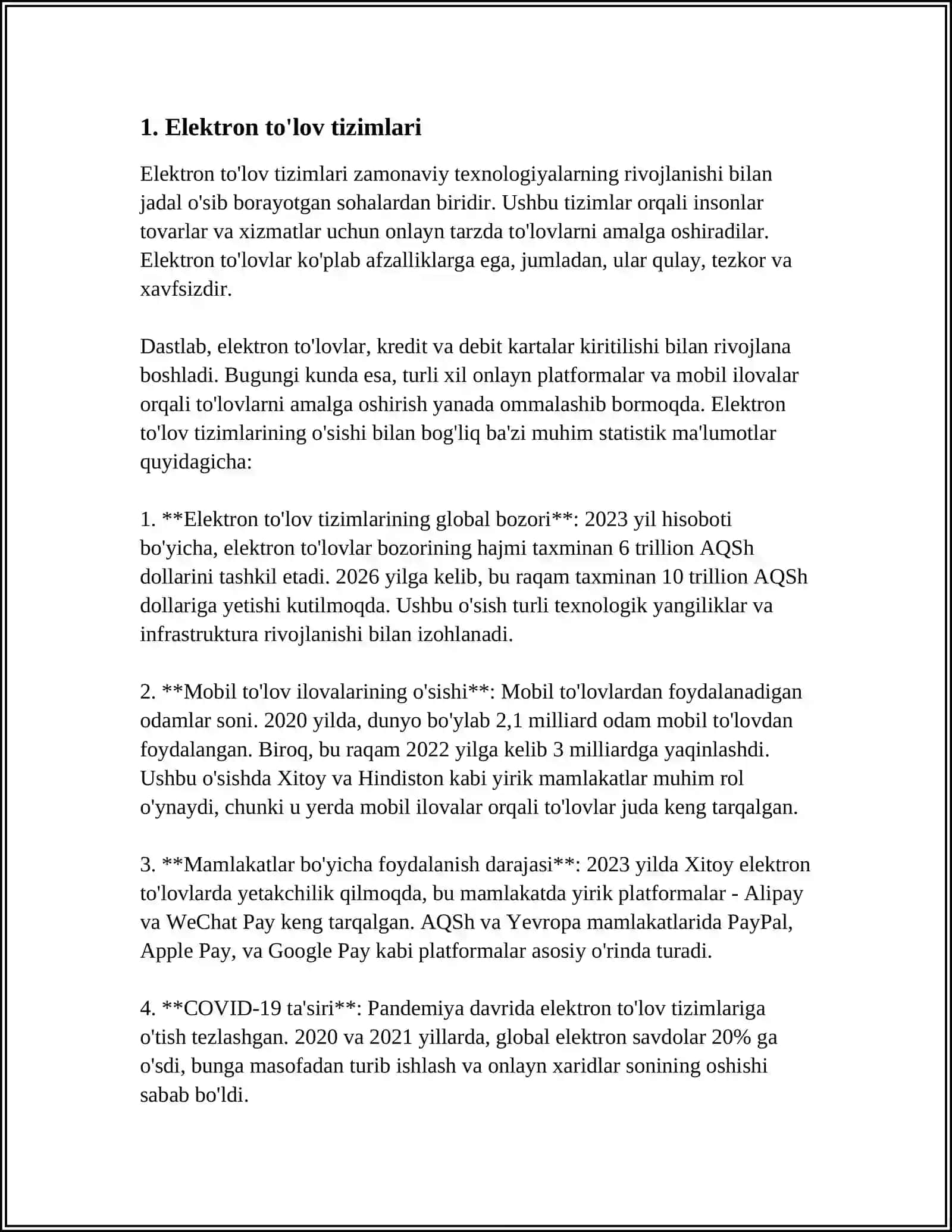 Elektron to'lov tizimlari 3