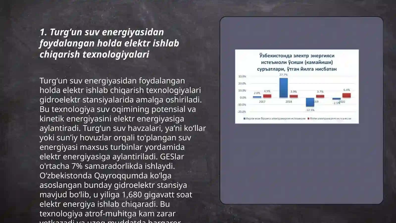 Turgʻun suvdan elektr energiyasi olish texnologiyasi 3