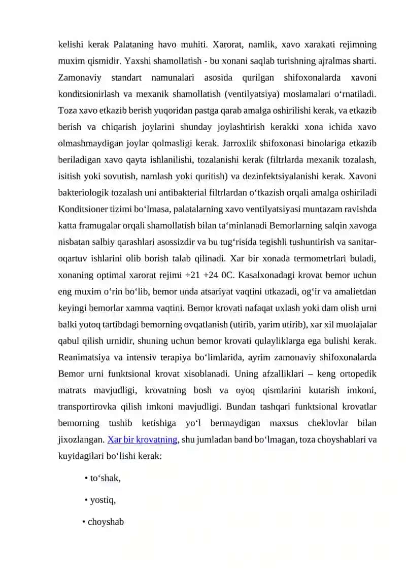 Xirurgiya bo ‘limi tuzilmasi va uni ishini tashkil qilish. Tuzilishi va jiхоzlanishi. 3