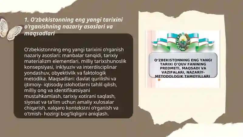 O‘zbekistonning eng yangi tarixini o‘rganish funksiyalari va tamoyillari 3