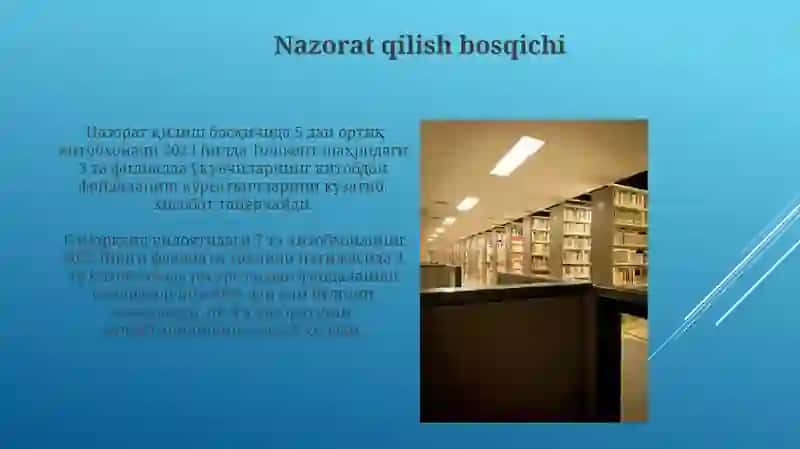 Kutubxona Axborot Faoliyatining Boshqarish Jarayonlarining Bosqichlari 3