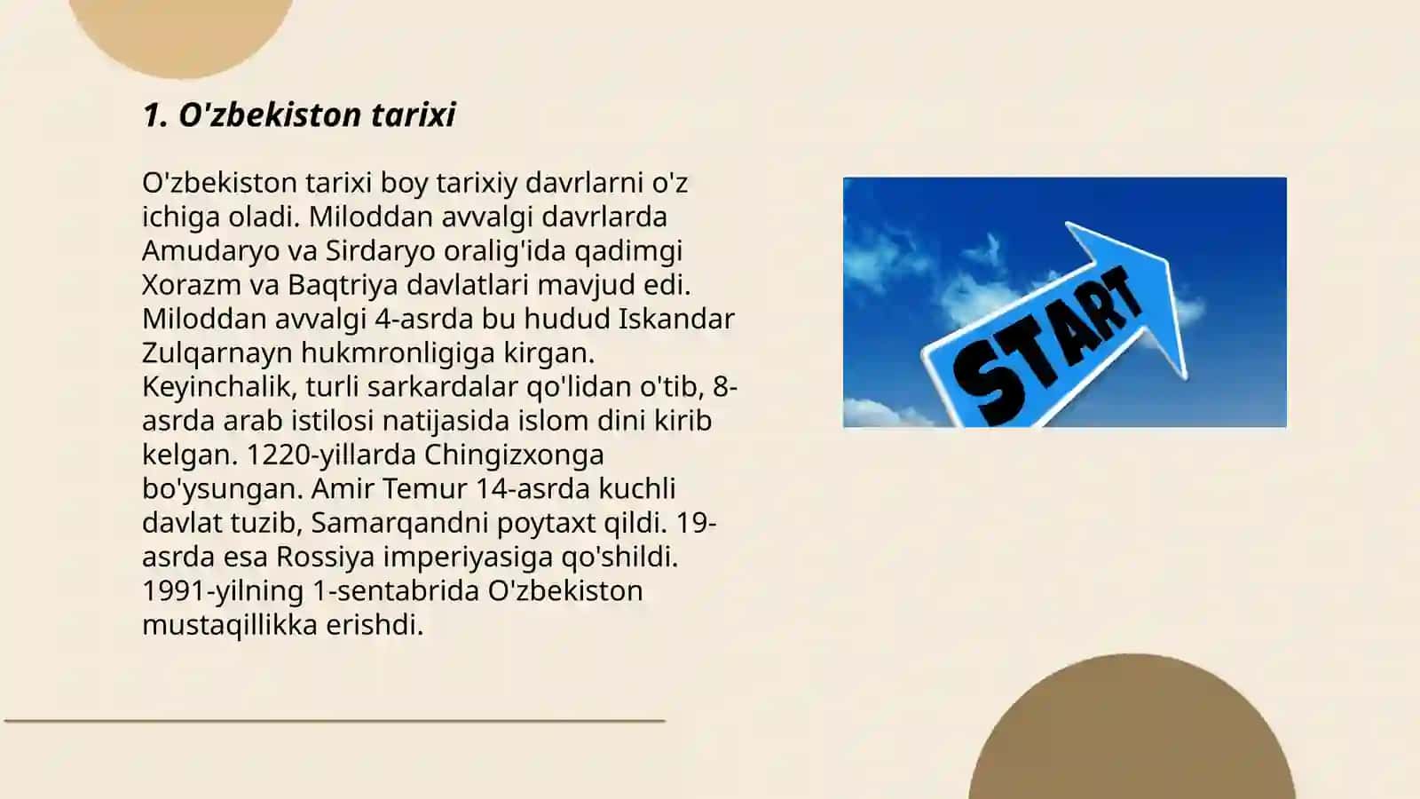 O'zbekiston tarixi 3
