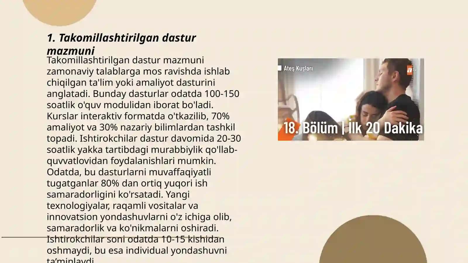 Takomillashtirilgan Ilk qadam 3