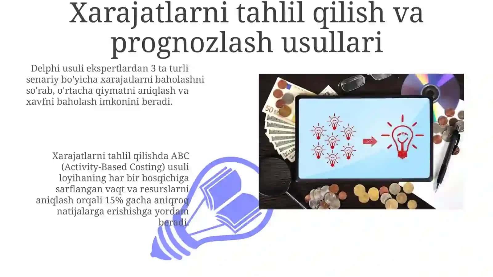 Innovatsion faoliyat xarajatlarini boshqarish va baholash 3
