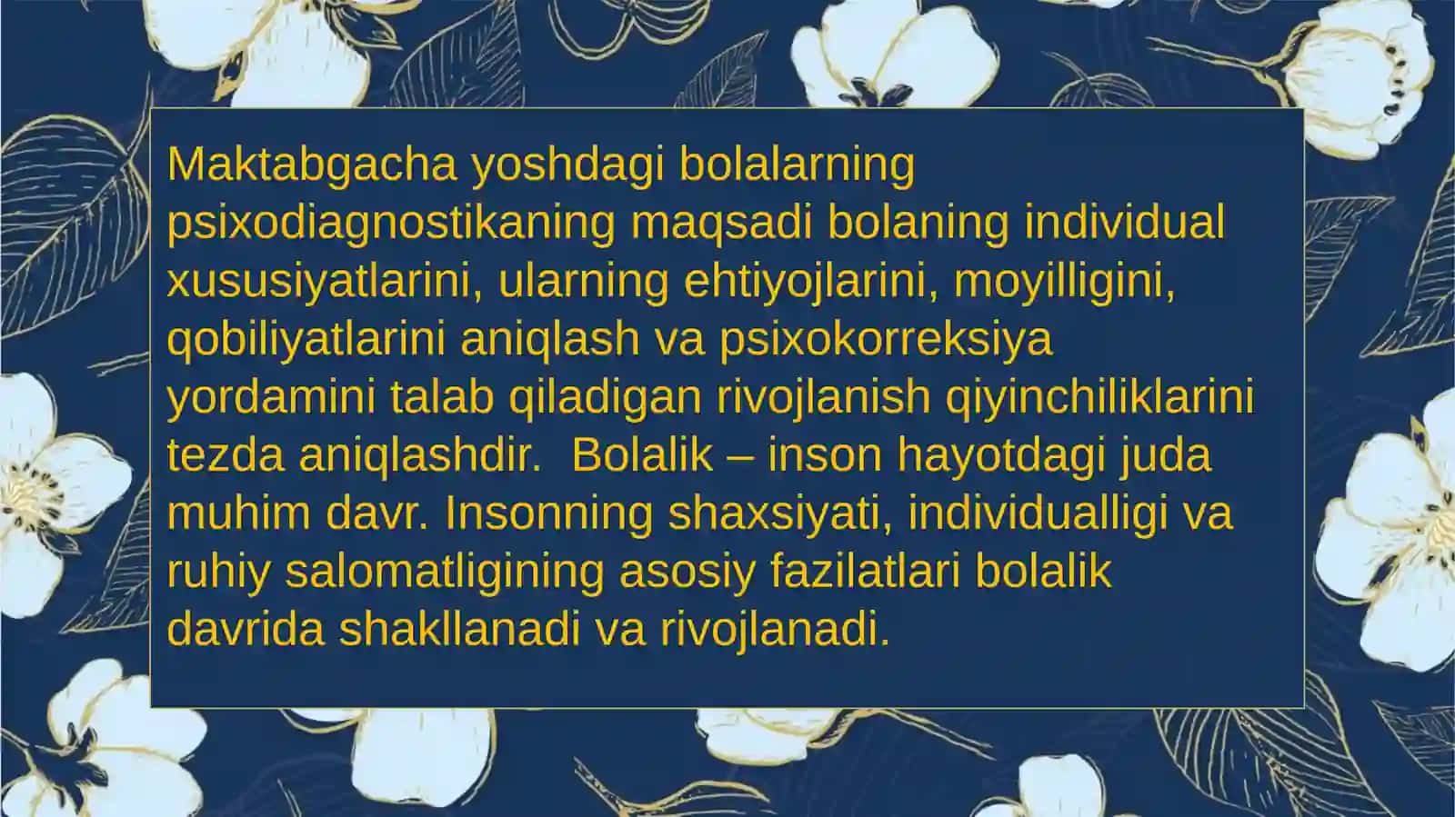 Bolalardarasmasosidasuhbatmetodikasi:psixodiagnostikyondashuv 3