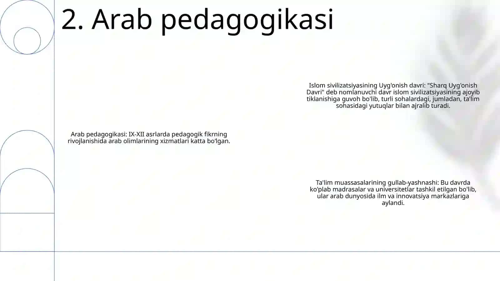 Ix - Xii Asrlar Sharq UygʻOnish Davrida Pedagogik Fikrlarning Rivojlanishi 3