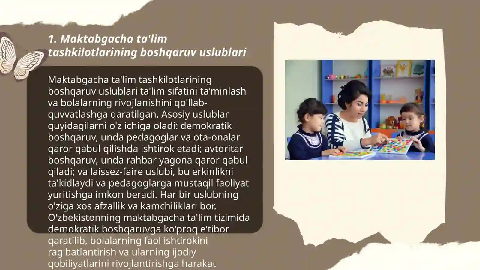 Maktabgacha ta'lim tashkilotlarining rahbarlari va ularning faoliyati 3