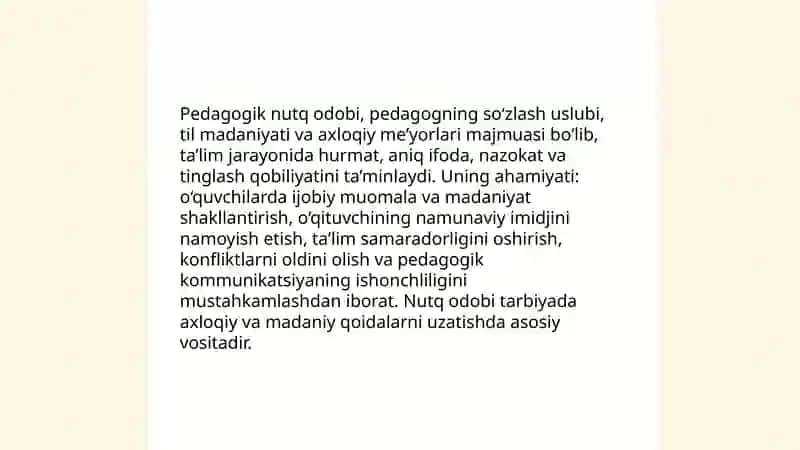 Pedagogik nutq odobi 3