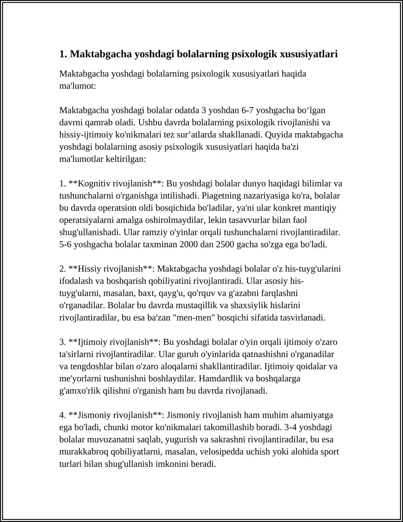 PSIXOLOGNING MAKTABGACHA TARBIYA MUASSASASIDAGI ISHLARI 3