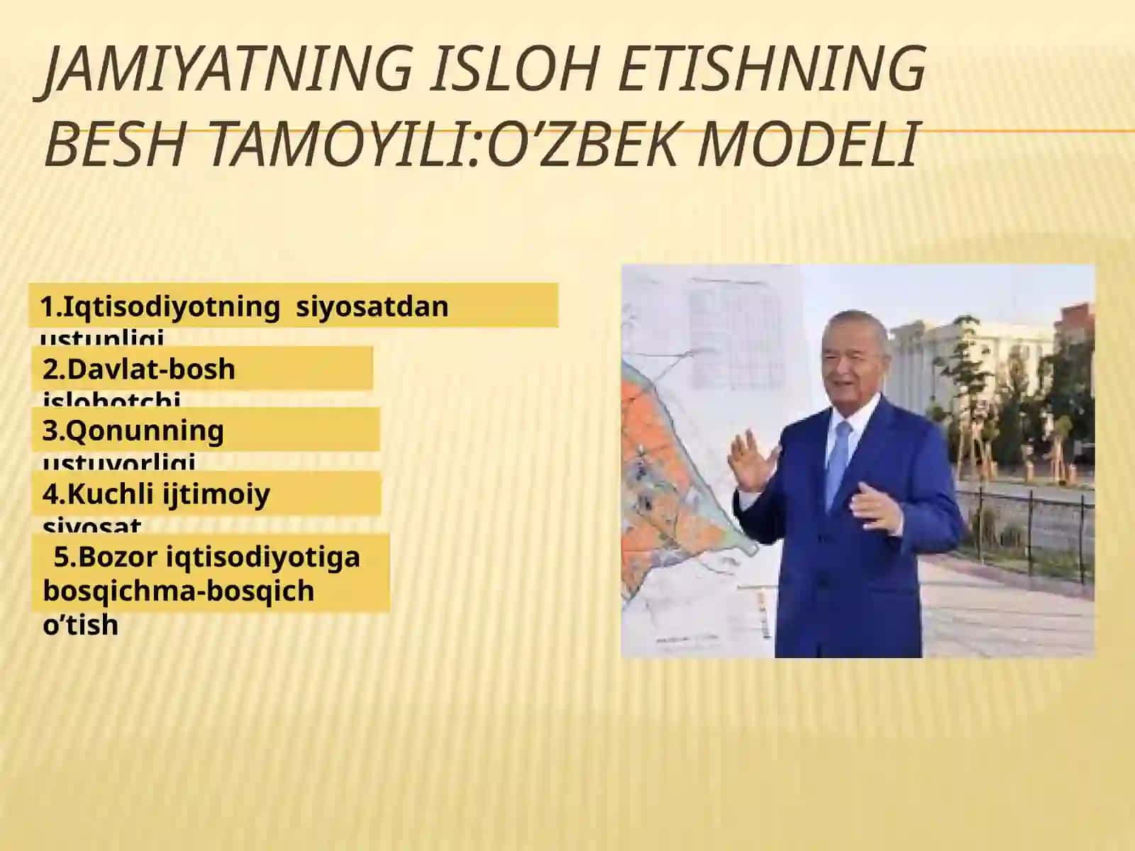 O’zbekistonijtimoiysohadaamalgaoshirilayotgano’zgarishlarmazmunvamohiyati 3