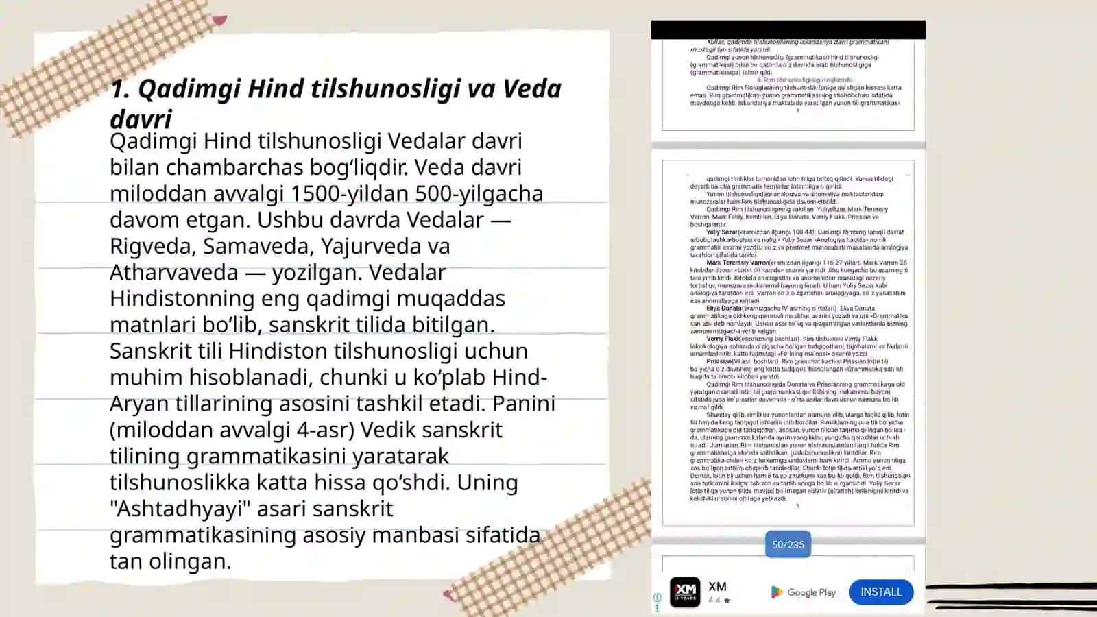Qadimgi Hind tilshunosligi va Veda davri 3