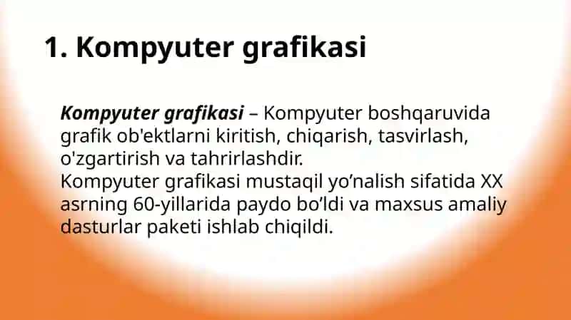 Kompyuter grafikasi 3