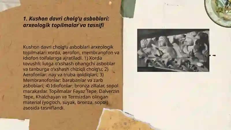 Kushon davrida musiqiy-madaniy hayoti (arxeologik topilmalar) 3