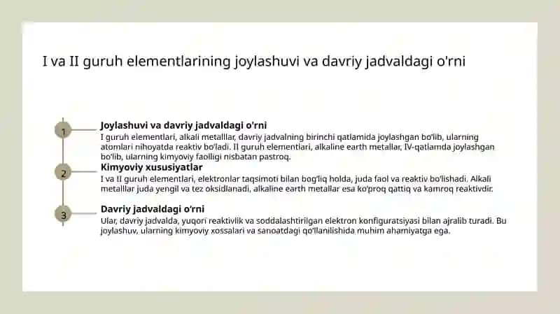 Davriy Elementlar 3