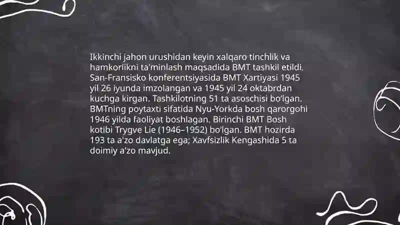 BMT tashkiloti haqida 3